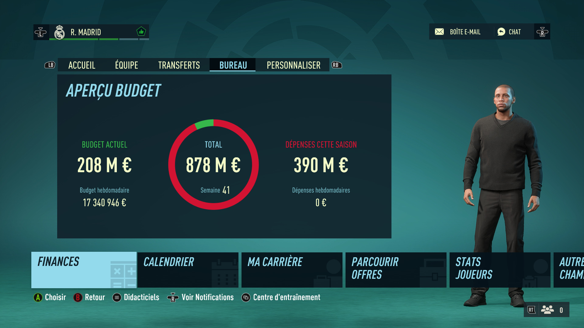 Le regard des finances du club