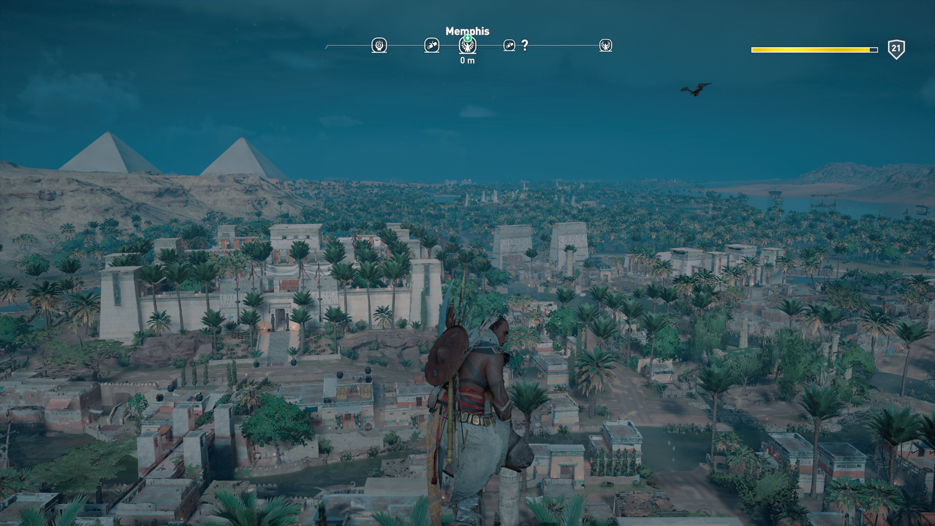 La vue avec Bayek - Assassin's Creed Origin